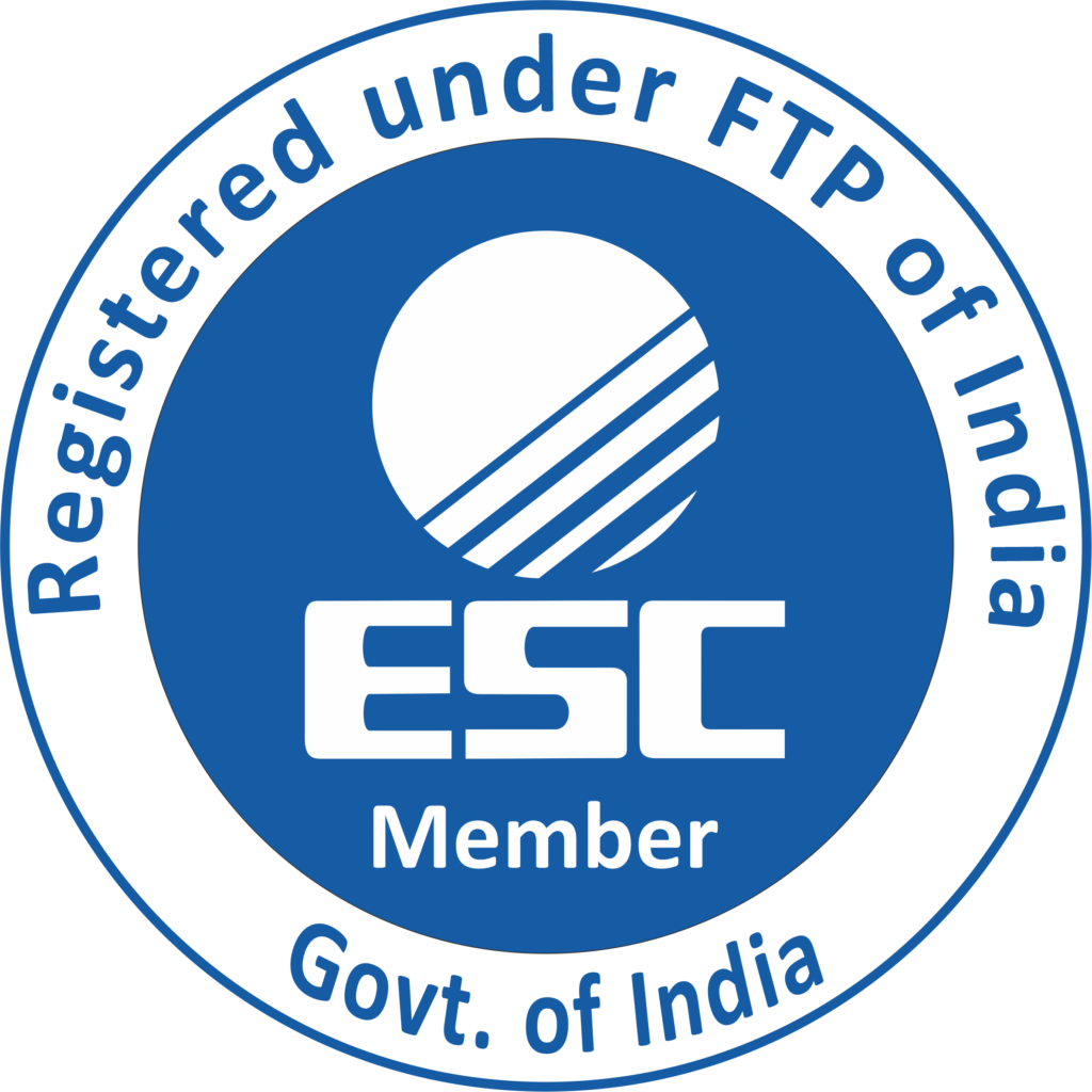 ESC Member — Registered under FTP of India, Govt. of India